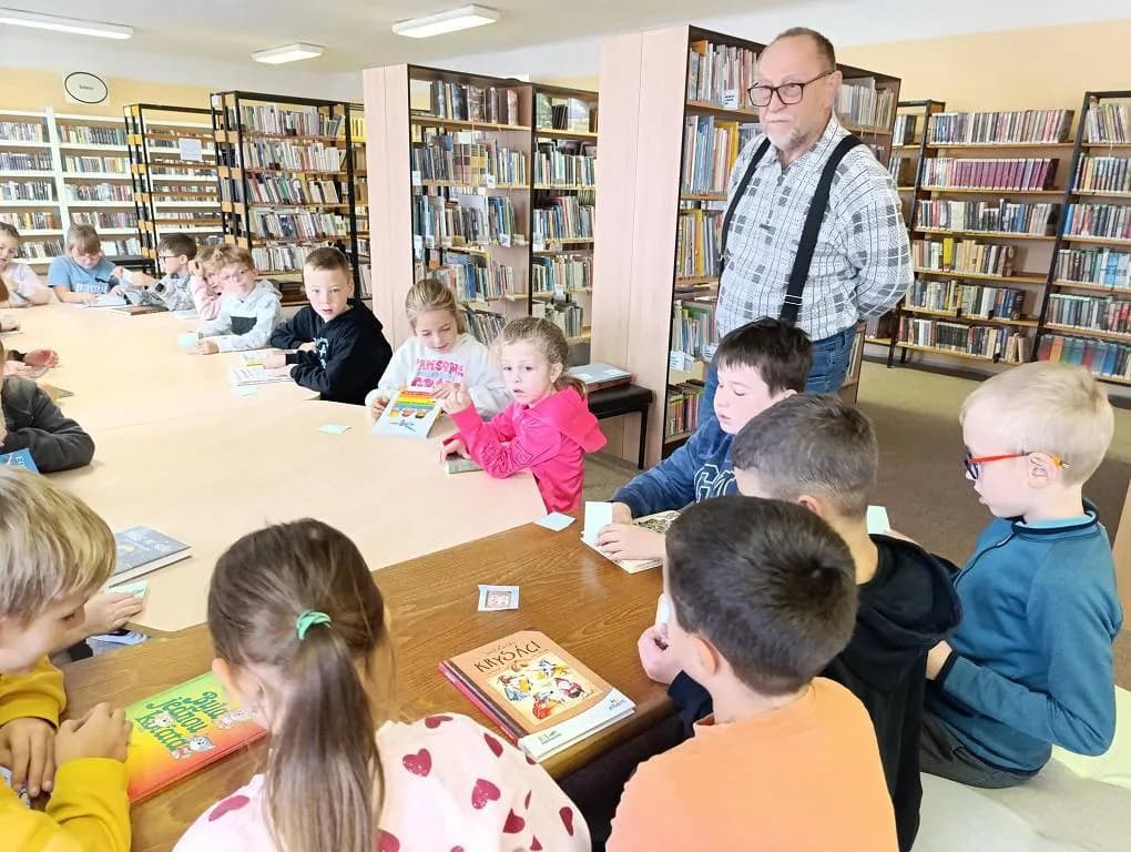 Fotografie z článku: Druháci v knihovně