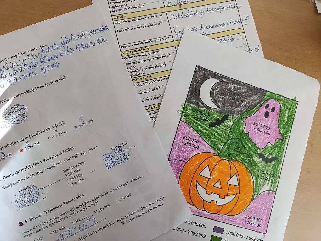 Fotografie z článku: Halloweenské dopoledne v V. A