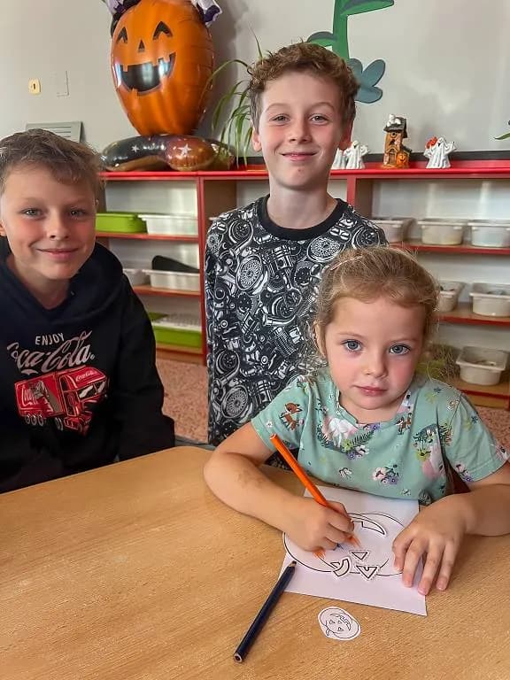 Fotografie z článku: První setkání šesťáků s dětmi z Koťátek