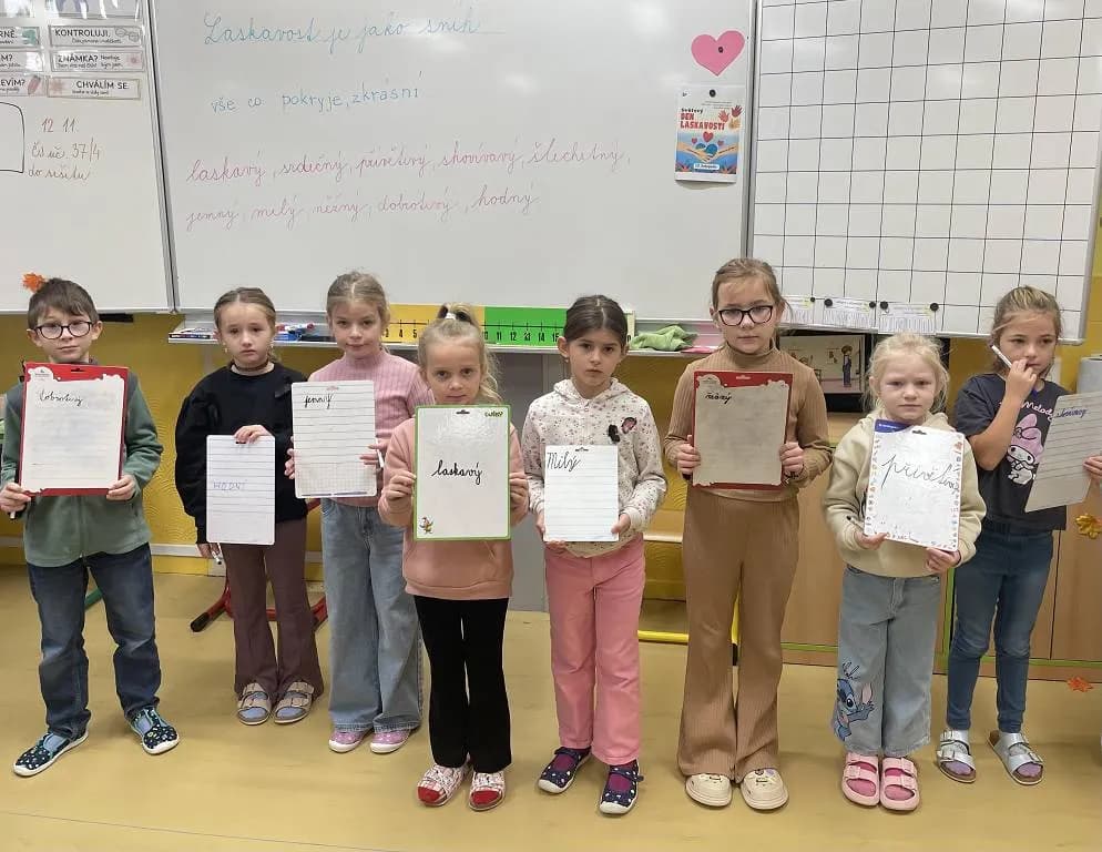 Fotografie z článku: Den laskavosti ve II. A