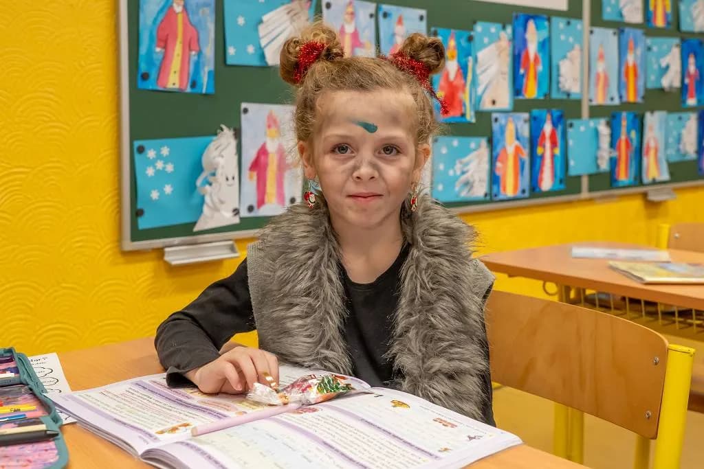 Fotografie z článku: Mikulášská tradice v naší škole