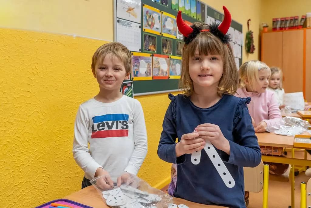Fotografie z článku: Mikulášská tradice v naší škole