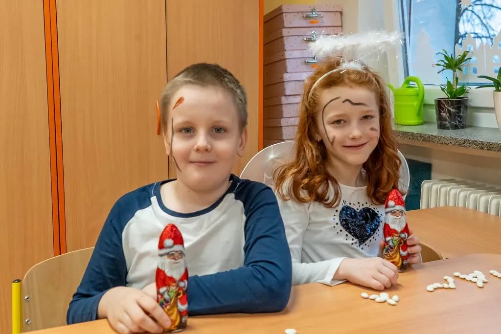 Fotografie z článku: Mikulášská tradice v naší škole