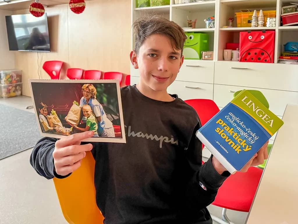 Fotografie z článku: Školní kolo Olympiády v anglickém jazyce