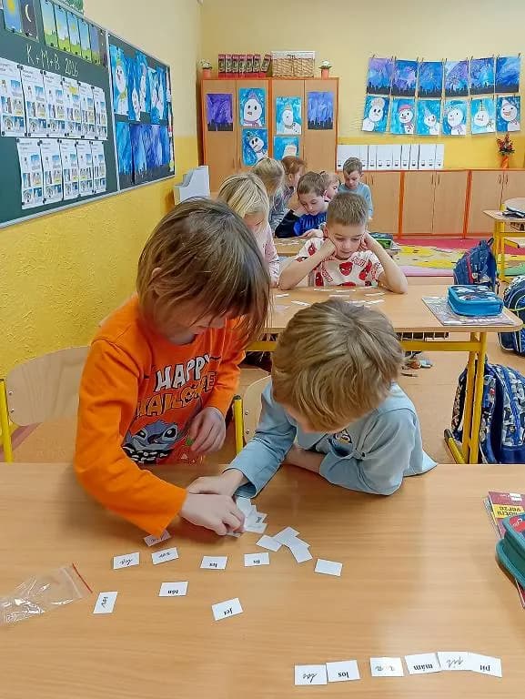 Fotografie z článku: Učení hrou v I. A v prosinci a lednu