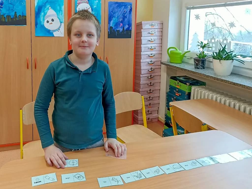 Fotografie z článku: Učení hrou v I. A v prosinci a lednu