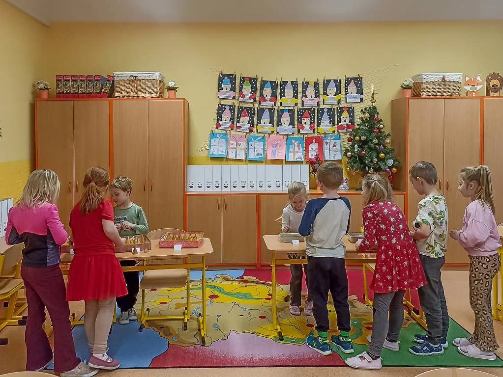 Fotografie z článku: Učení hrou v I. A v prosinci a lednu