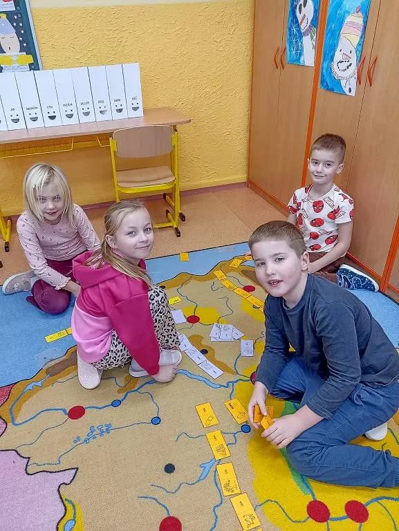 Fotografie z článku: Učení hrou v I. A v prosinci a lednu