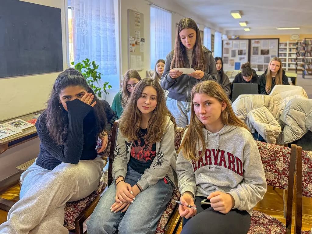 Fotografie z článku: Projektové hodiny v knihovně
