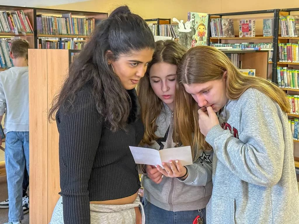 Fotografie z článku: Projektové hodiny v knihovně