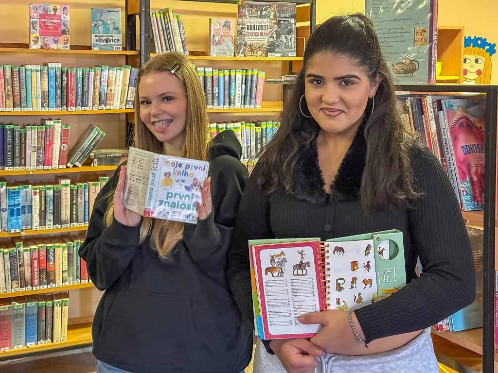 Fotografie z článku: Projektové hodiny v knihovně