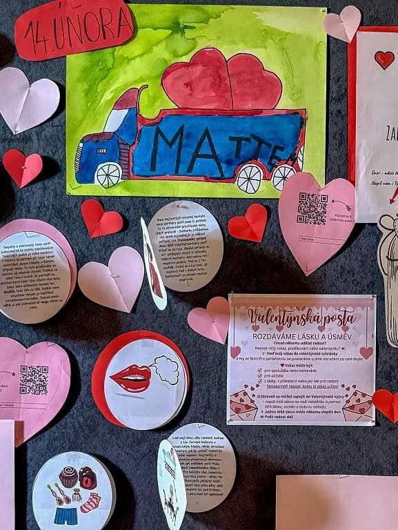 Fotografie z článku: 💌 Valentýnská pošta ve škole