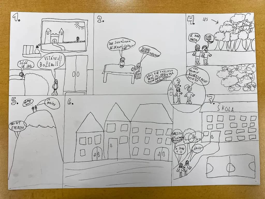 Fotografie z článku: Osmáci a jejich výtvarný pohled na věc 🎨