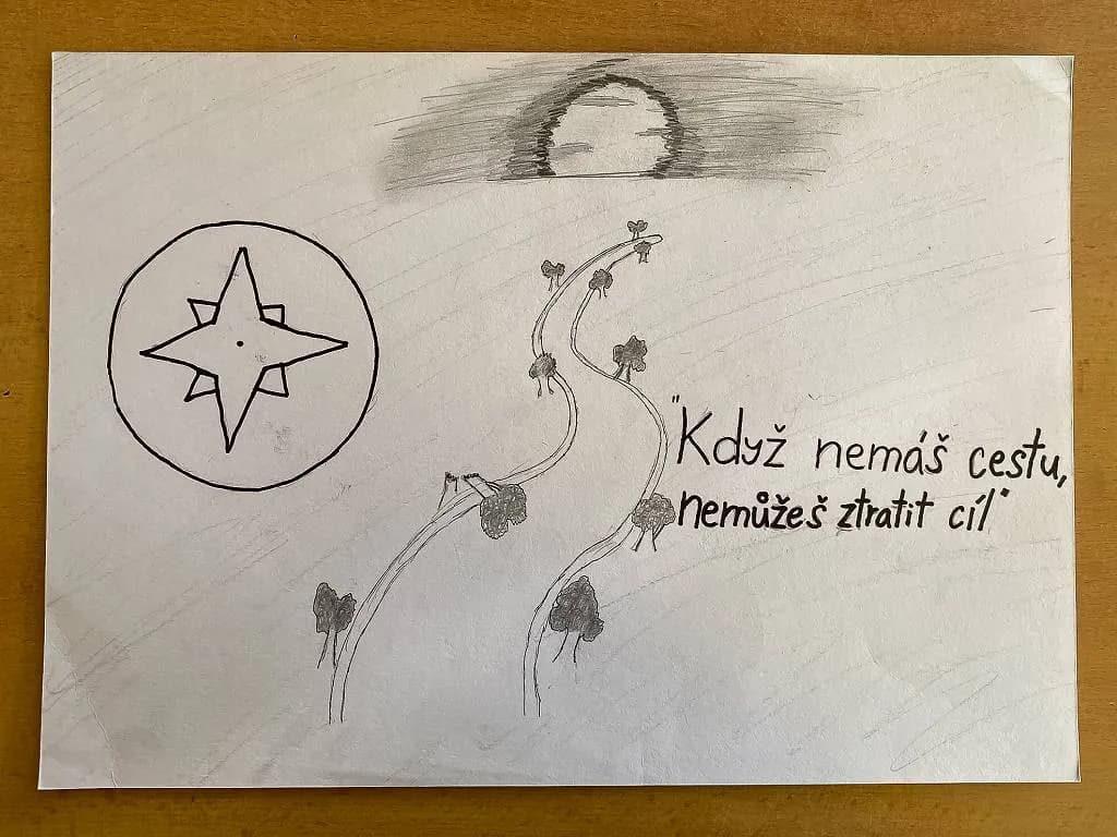 Fotografie z článku: Umělecké počiny deváťáků