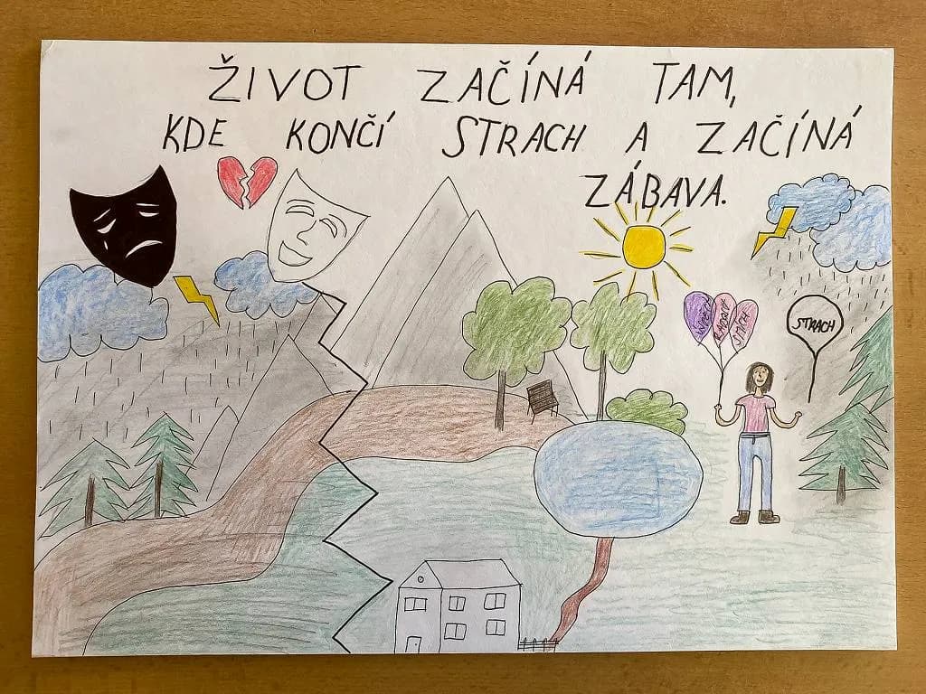 Fotografie z článku: Umělecké počiny deváťáků
