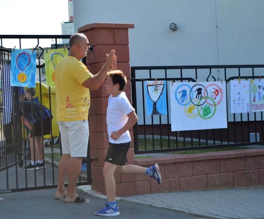 Fotografie z článku: Olympijský běh