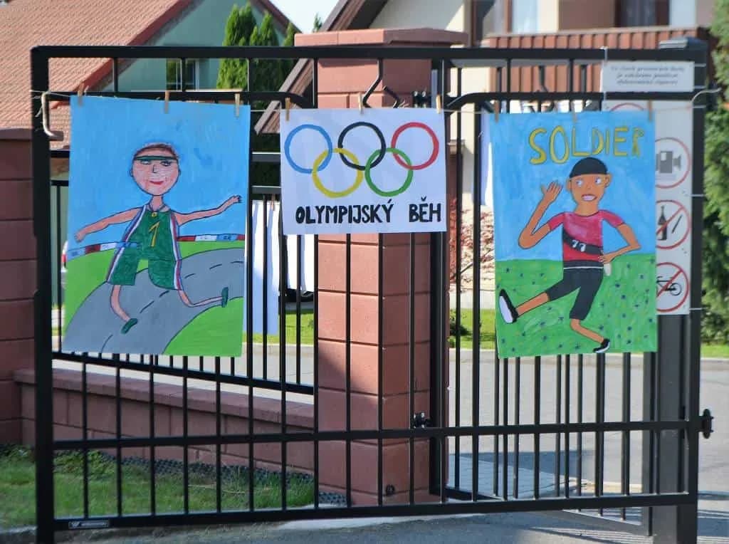 Fotografie z článku: Olympijský běh