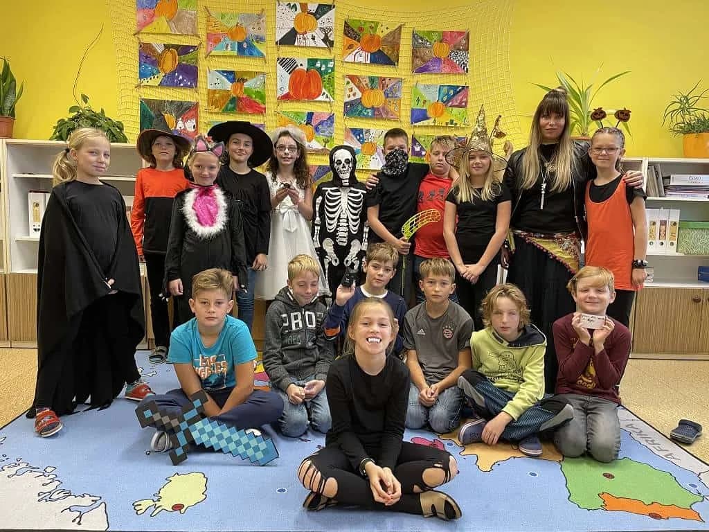 Fotografie z článku: Podzimní tvoření ve IV.B