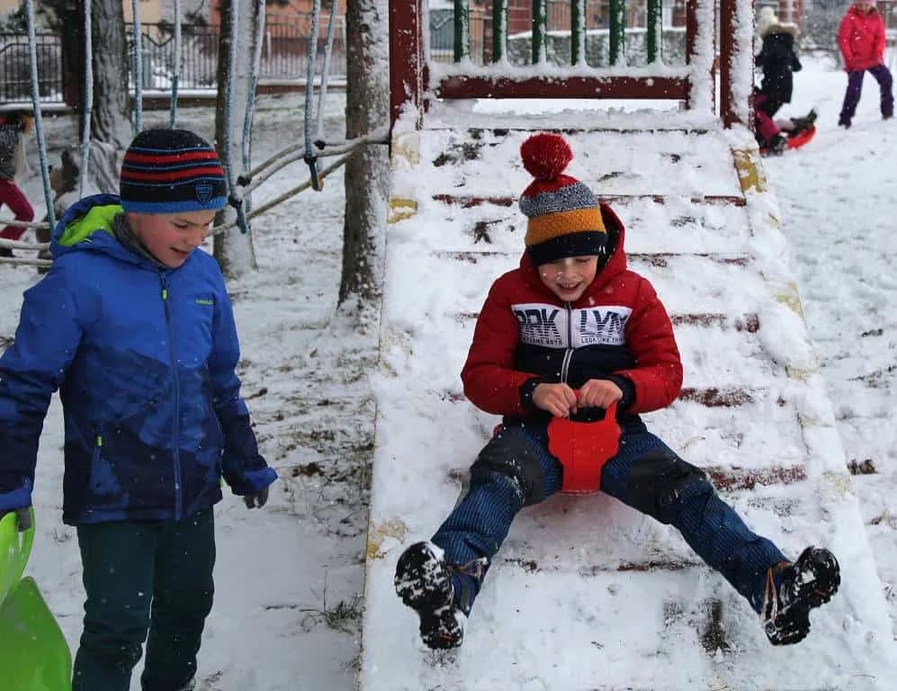 Fotografie z článku: Smajlíci na sněhu 9.12.