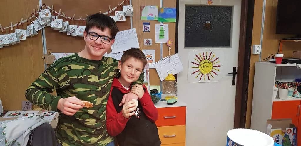 Fotografie z článku: Vánoční nadělování u Veverek