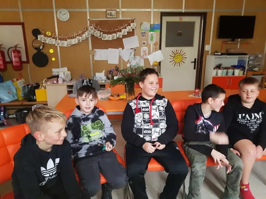 Fotografie z článku: Vánoční nadělování u Veverek