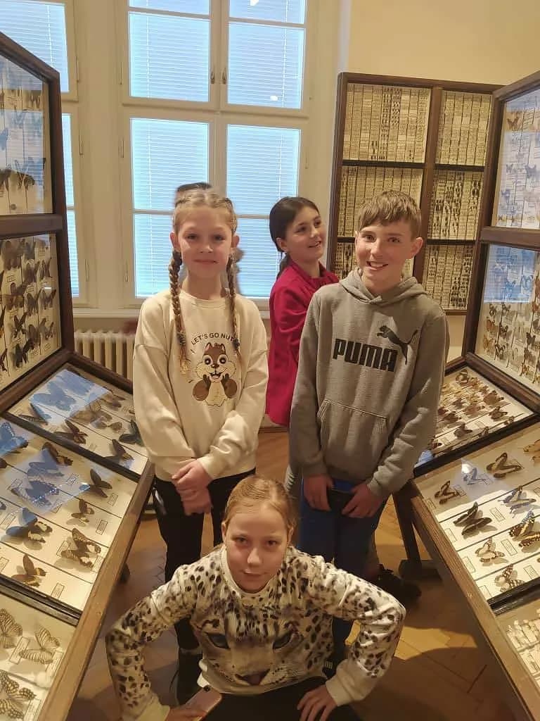 Fotografie z článku: Čtvrťáci na exkurzi v Muzeu J. A. Komenského v Přerově