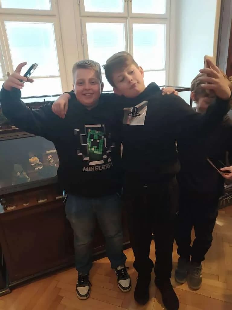 Fotografie z článku: Čtvrťáci na exkurzi v Muzeu J. A. Komenského v Přerově