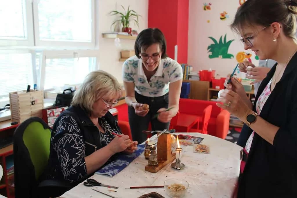 Fotografie z článku: Velikonoční dílny u Koťat