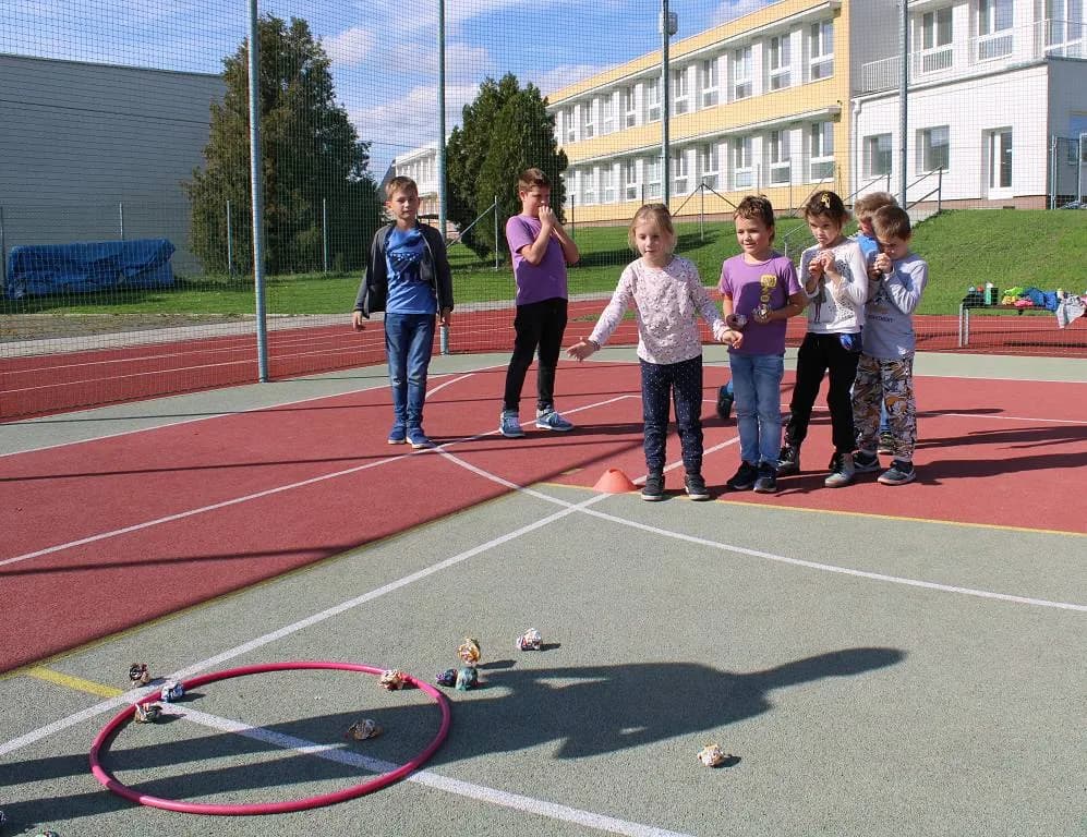 Fotografie z článku: Podzimní sportování u Smajlíků a Veverek