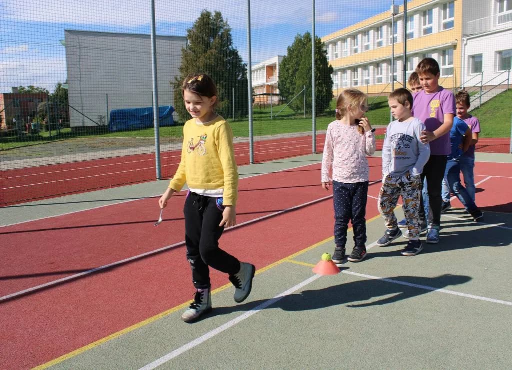 Fotografie z článku: Podzimní sportování u Smajlíků a Veverek