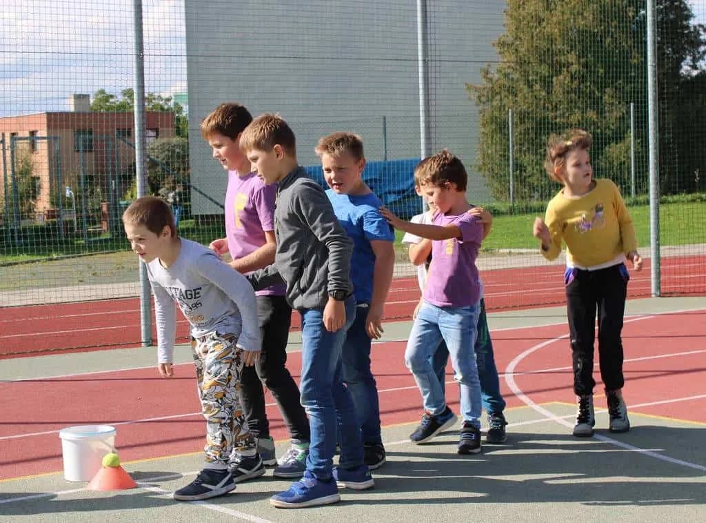 Fotografie z článku: Podzimní sportování u Smajlíků a Veverek