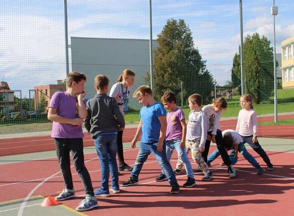 Fotografie z článku: Podzimní sportování u Smajlíků a Veverek