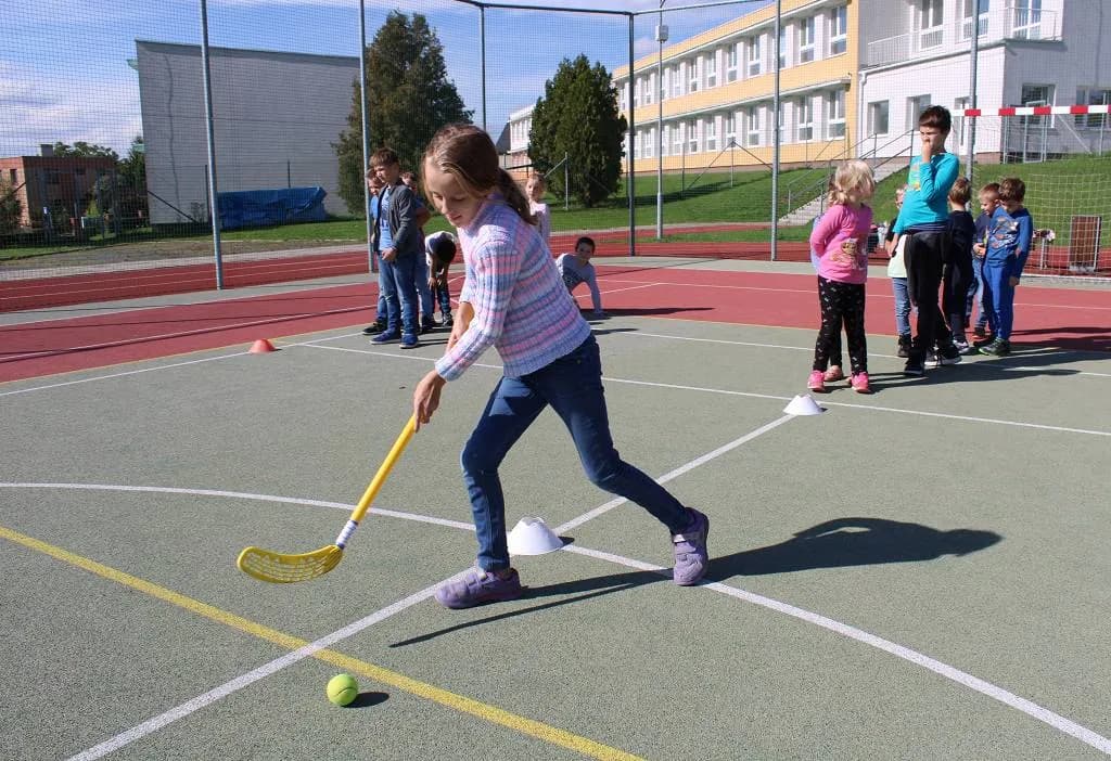Fotografie z článku: Podzimní sportování u Smajlíků a Veverek
