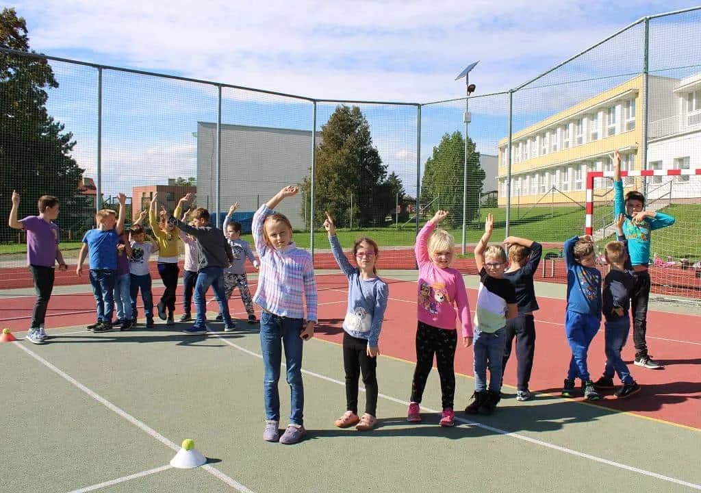 Fotografie z článku: Podzimní sportování u Smajlíků a Veverek