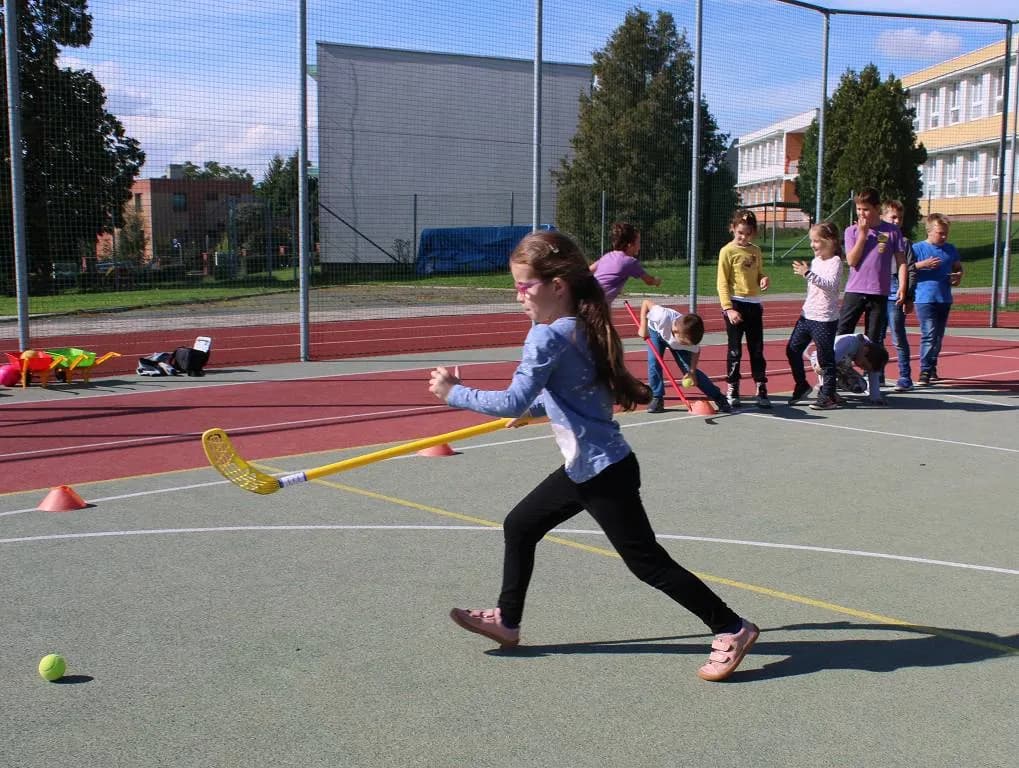 Fotografie z článku: Podzimní sportování u Smajlíků a Veverek