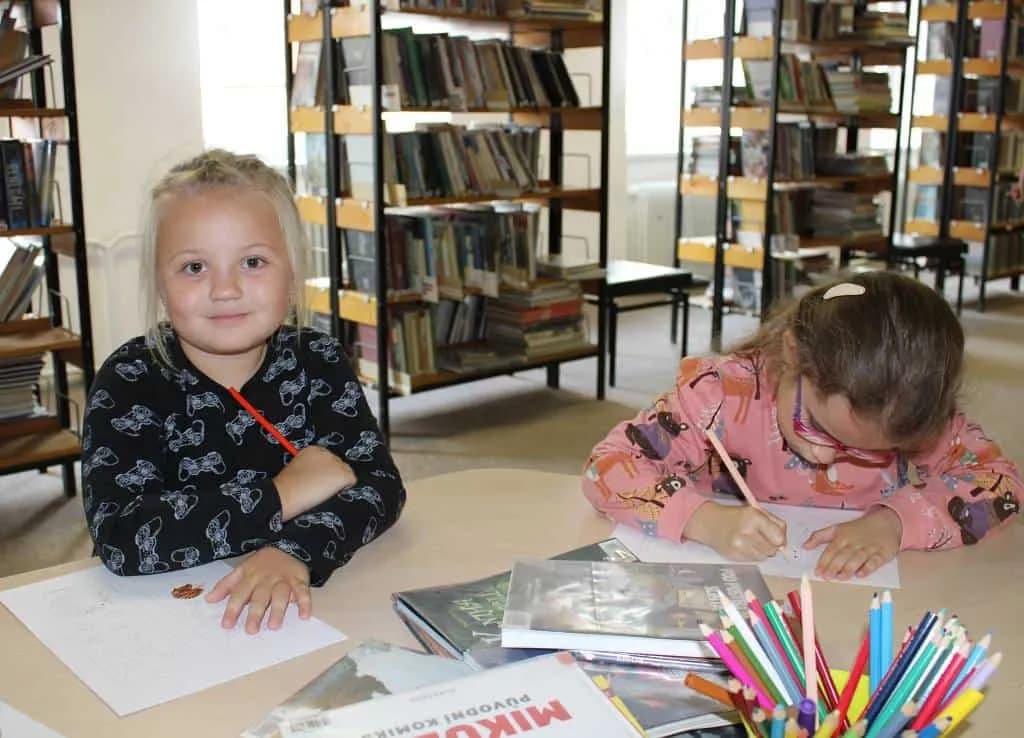 Fotografie z článku: Barevný podzim v knihovně - Smajlíci ŠD