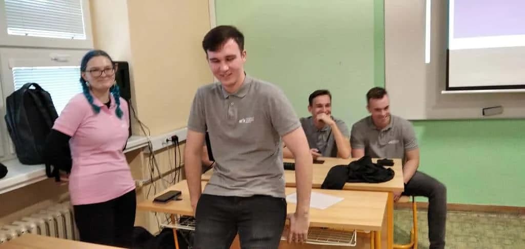 Fotografie z článku: Exkurze deváťáků na Úřadu práce a v Obchodní akademii v Přerově
