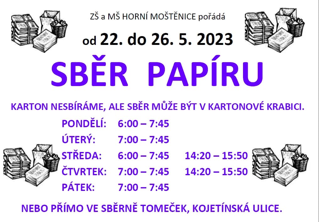 Sběr starého papíru