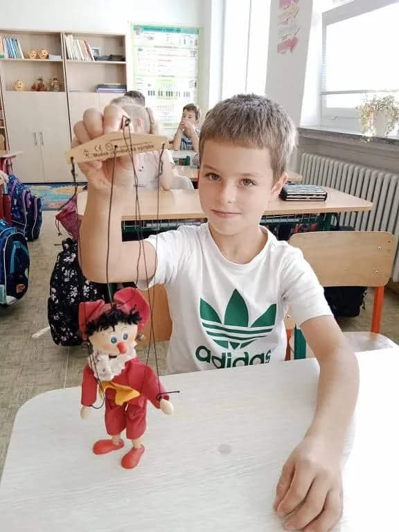 Fotografie z článku: Kašpárek ve III.A