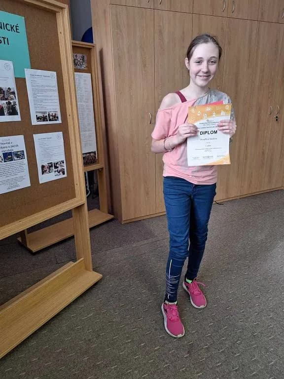 Fotografie z článku: Okresní kolo Konverzační soutěže v NJ