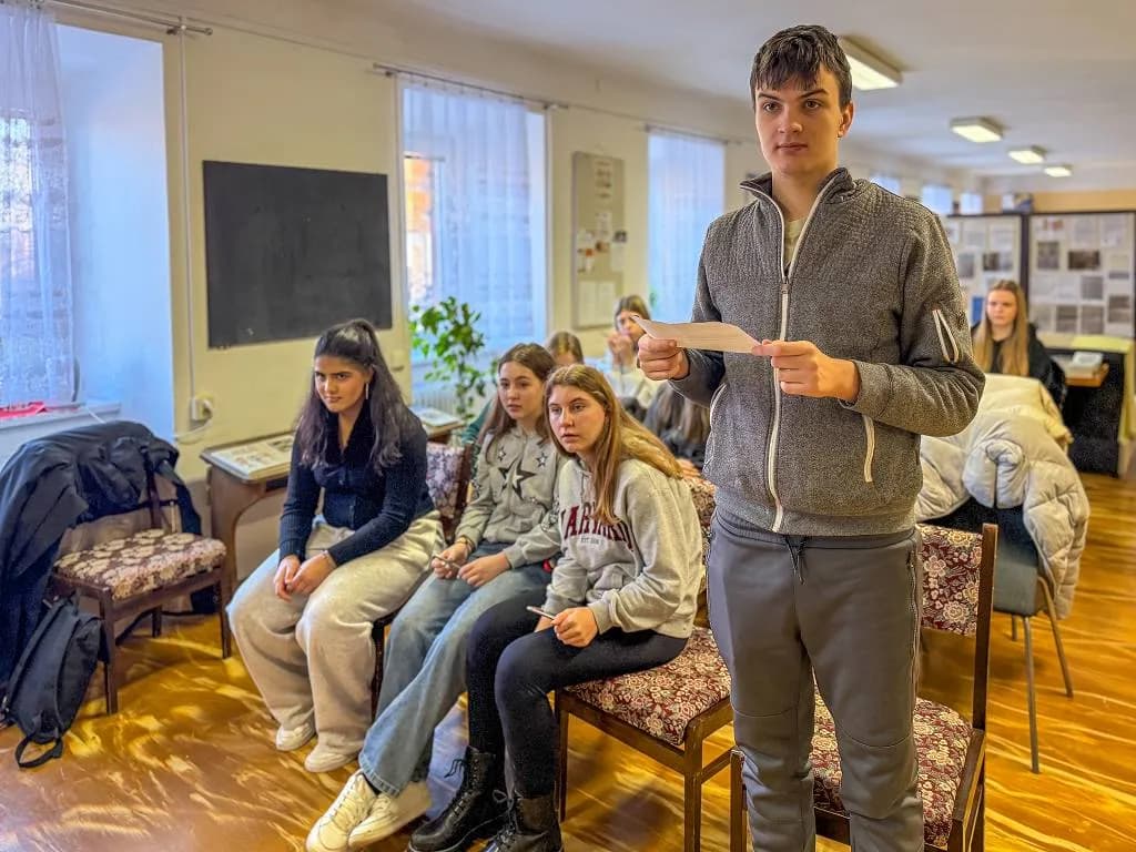 Fotografie z článku: Projektové hodiny v knihovně