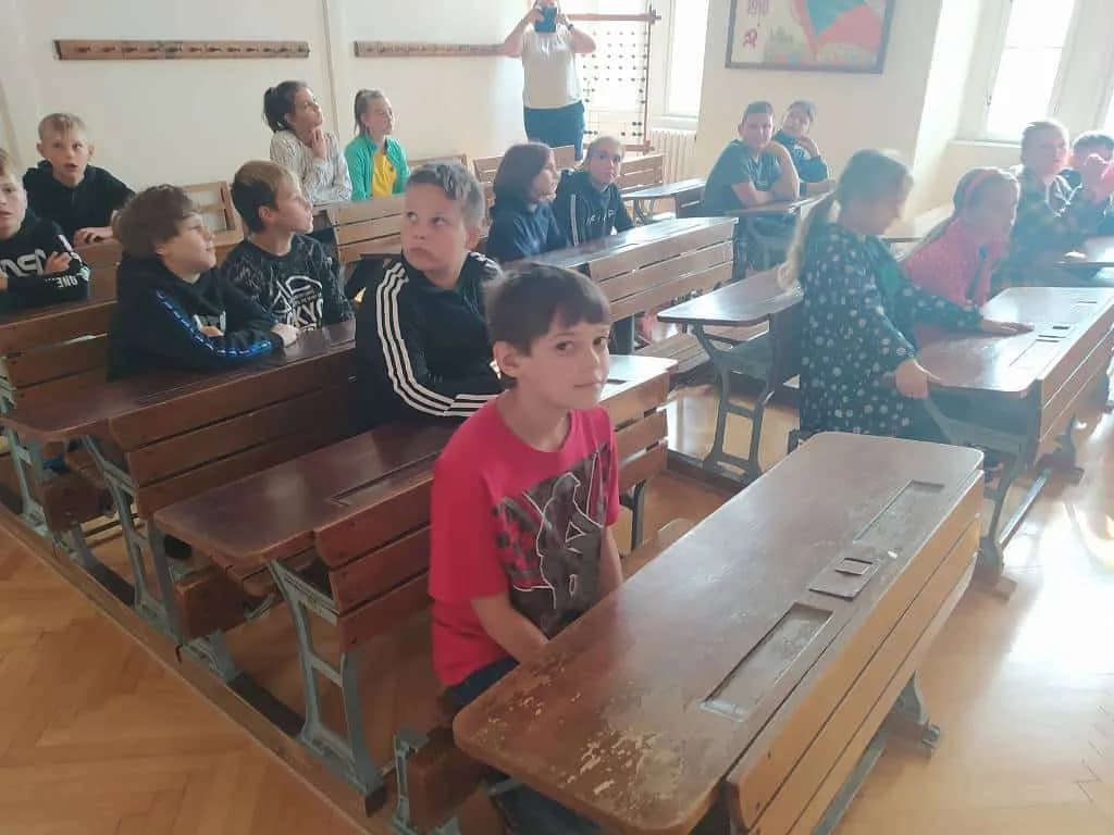 Fotografie z článku: Exkurze V. A a V. B do Muzea J. A. Komenského v Přerově