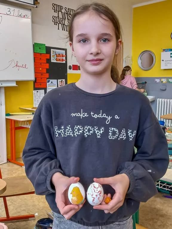 Fotografie z článku: Velikonoční dílny v V. A 🐣
