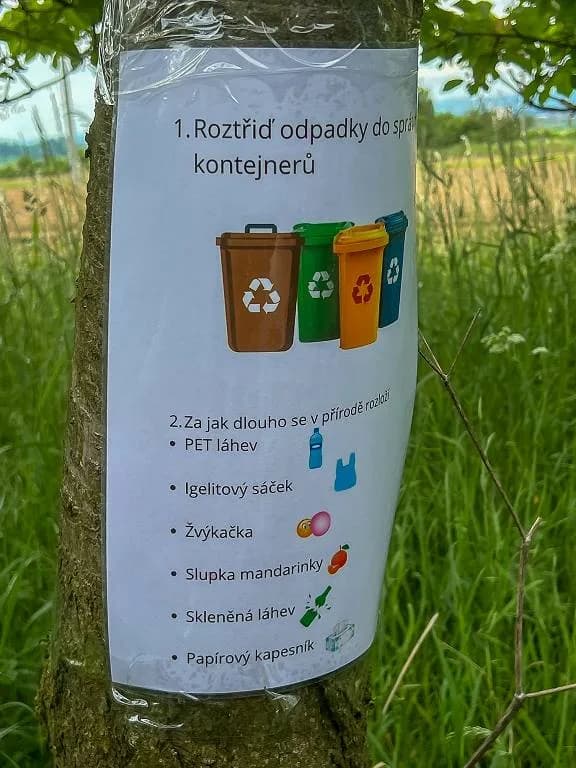 Fotografie z článku: Šesťáci a školkáčci na společné Stezce za odpadem