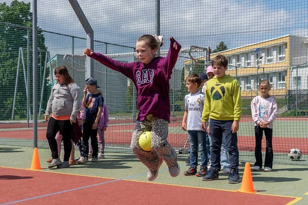 Fotografie z článku: Sportovní odpoledne v ŠD