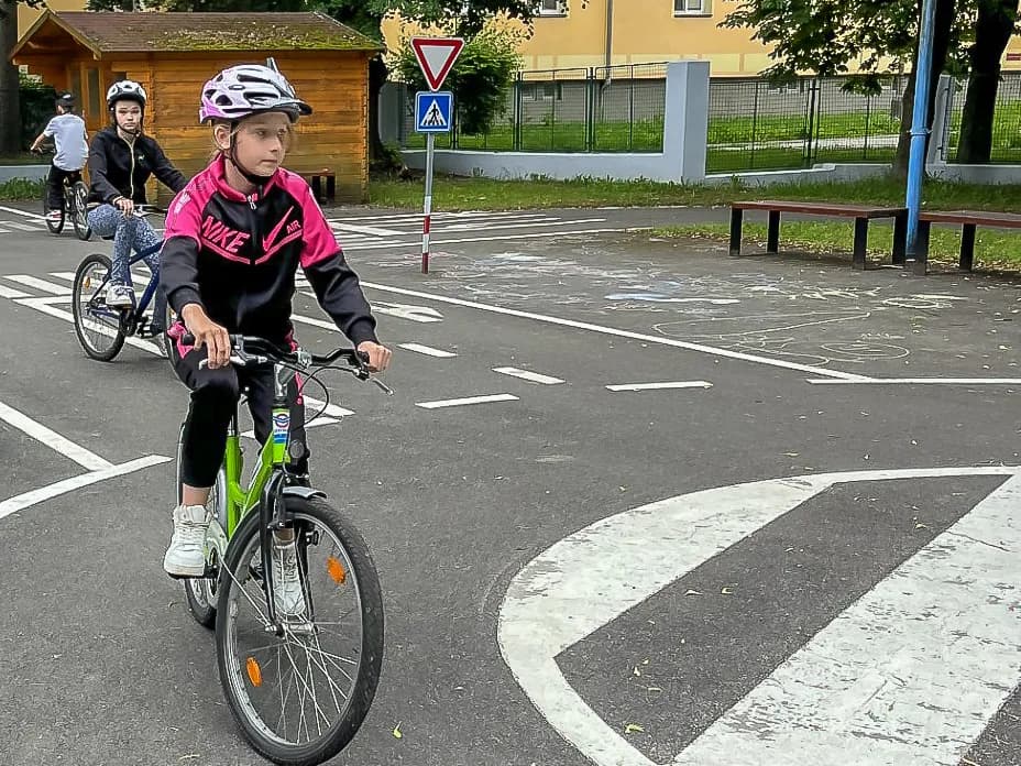 Fotografie z článku: Dopravní výchova čtvrťáků v Přerově