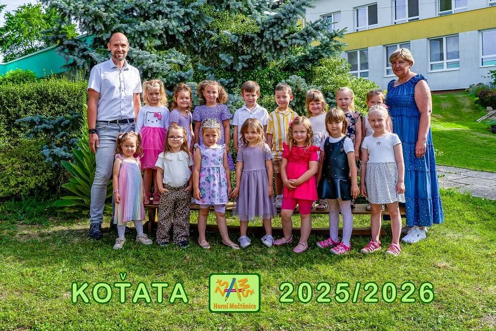 Fotografie tříd MŠ ve školním roce 2025/2026