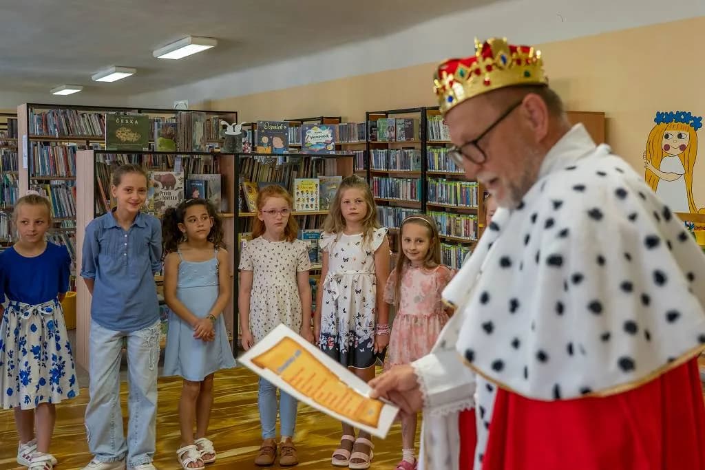 Fotografie z článku: Pasování na čtenáře
