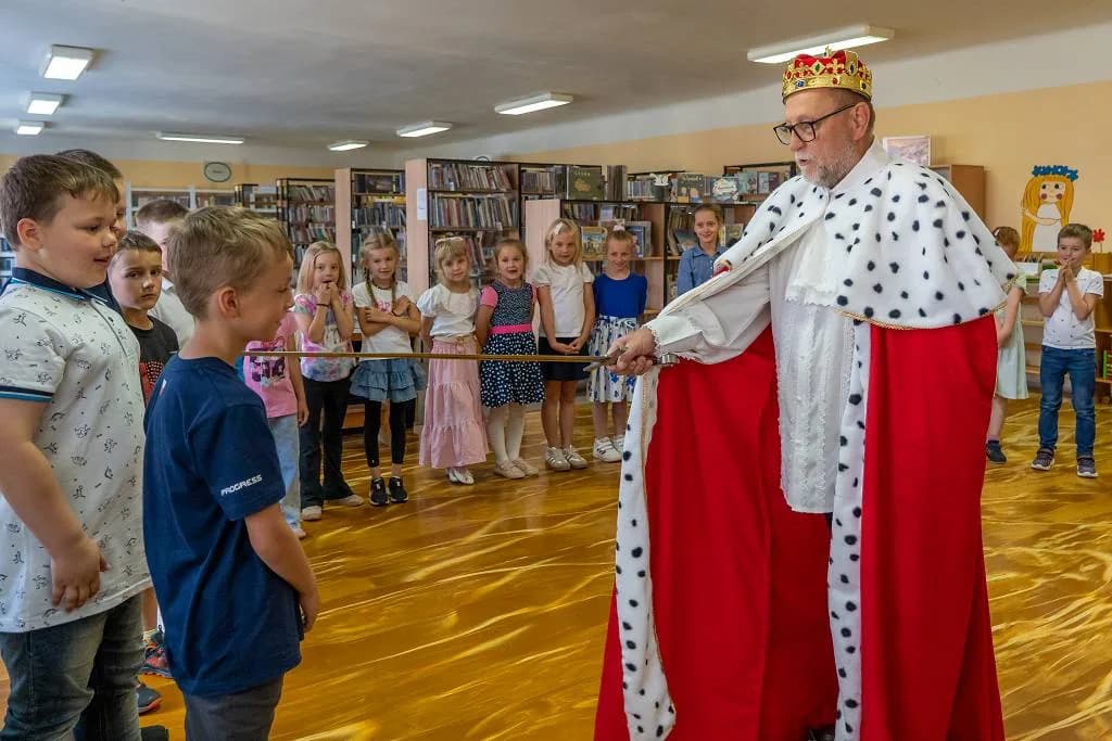 Fotografie z článku: Pasování na čtenáře
