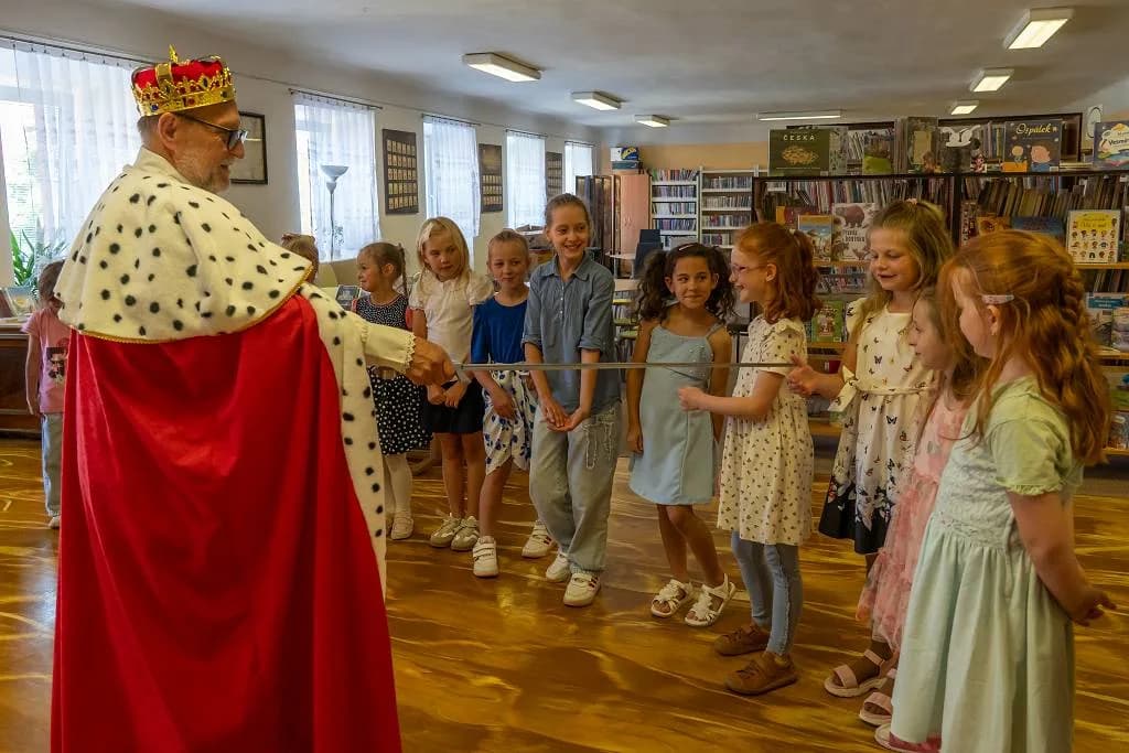 Fotografie z článku: Pasování na čtenáře